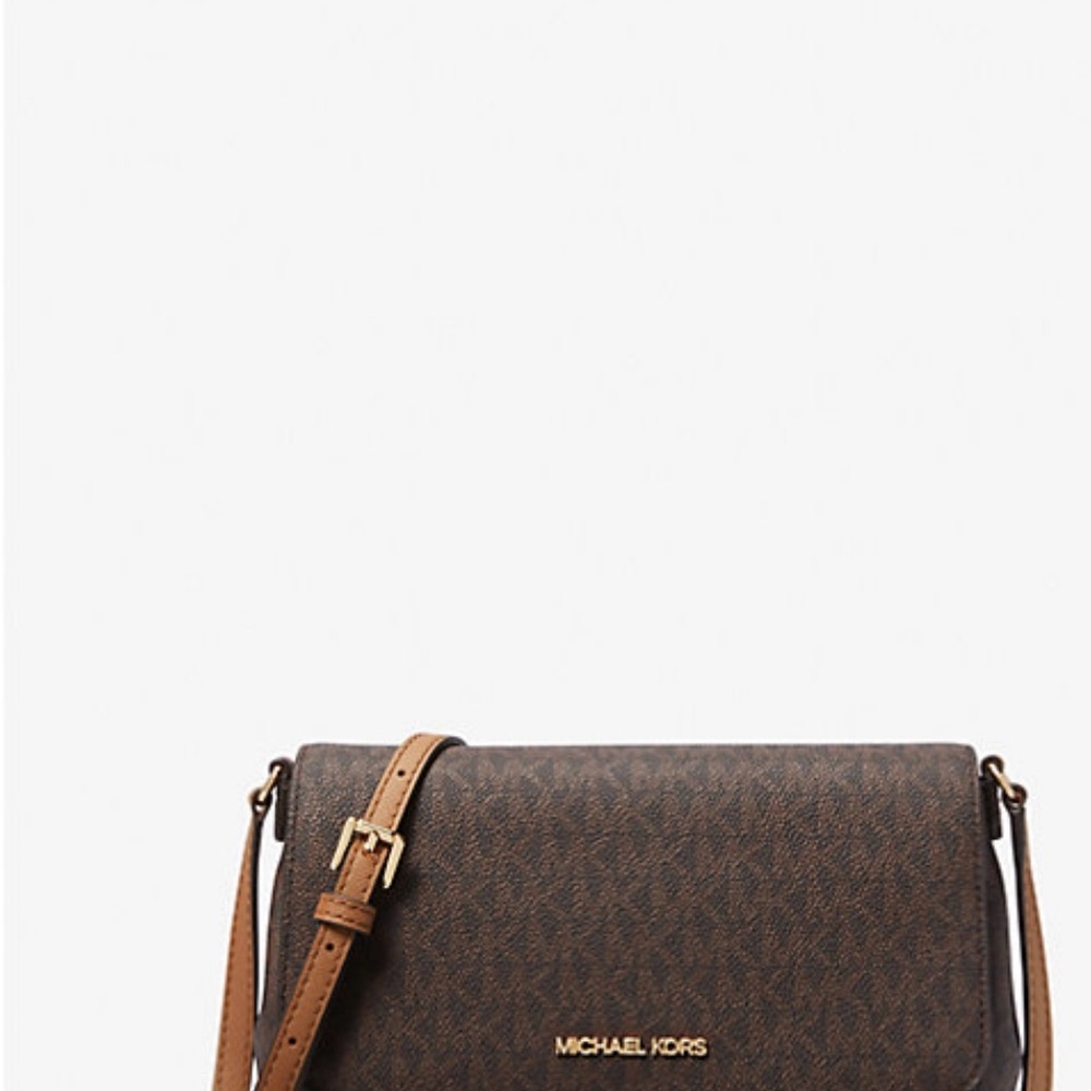 Michael Kors Signature Brown Crossbody Bag